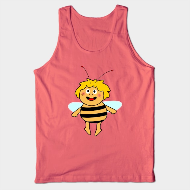 Cute bee Tank Top by Pendientera